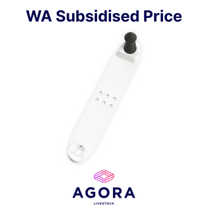 Leader Products Mulltipin NLIS EID Sheep Ear Tags - White (WA Subsidised)