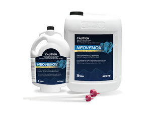 NEOVEMOX Pour-On for Cattle and Red Deer 5L 20L pack shot