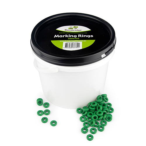 Bainbridge Marking Rings Green - 2000 Pail