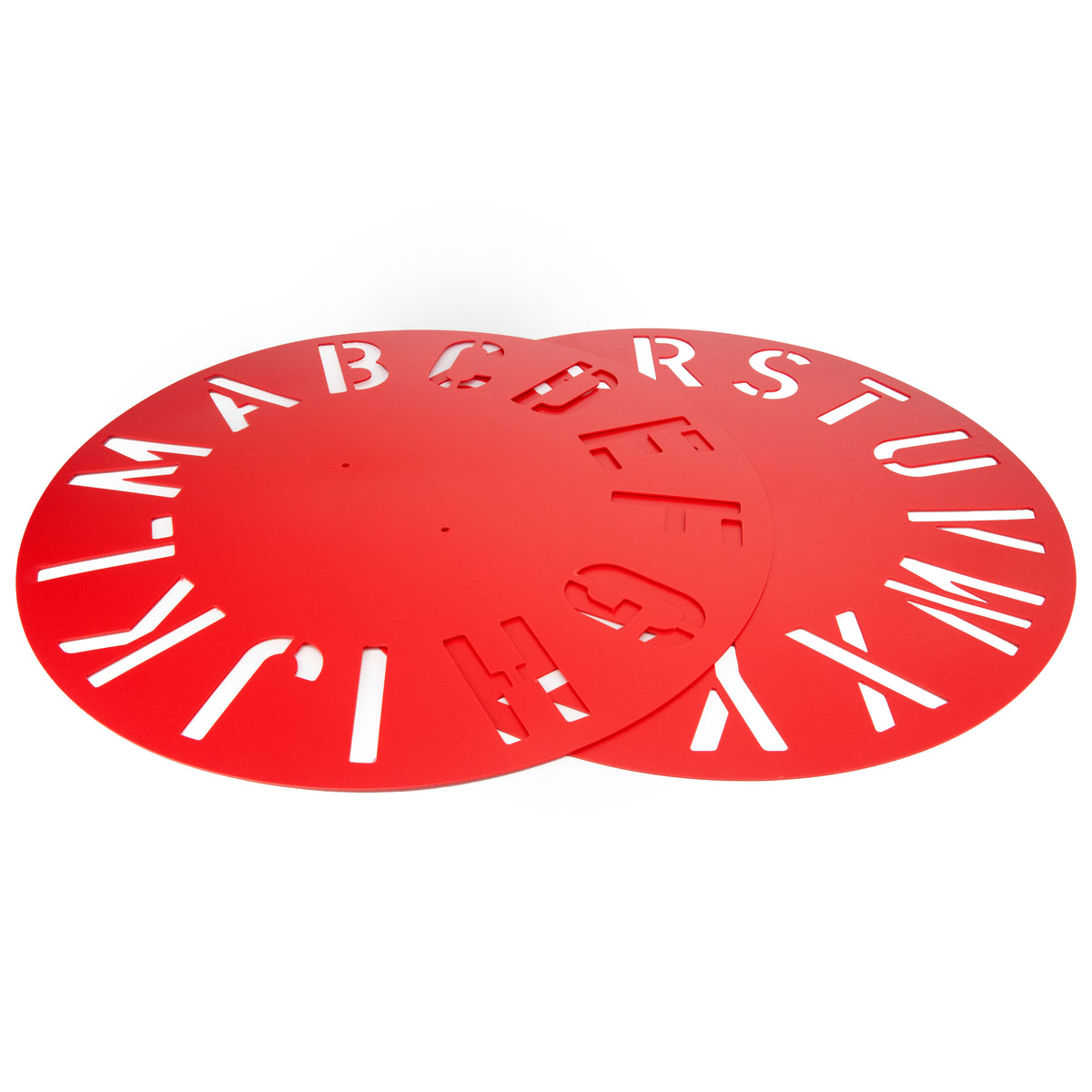 Clockface Plastic Stencils - A-Z Each