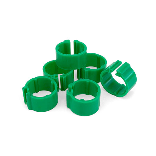 Poultry Leg Rings 8mm -Green (24)