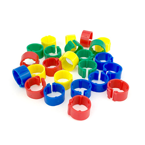 Poultry Leg Rings 8mm - Mixed (24)