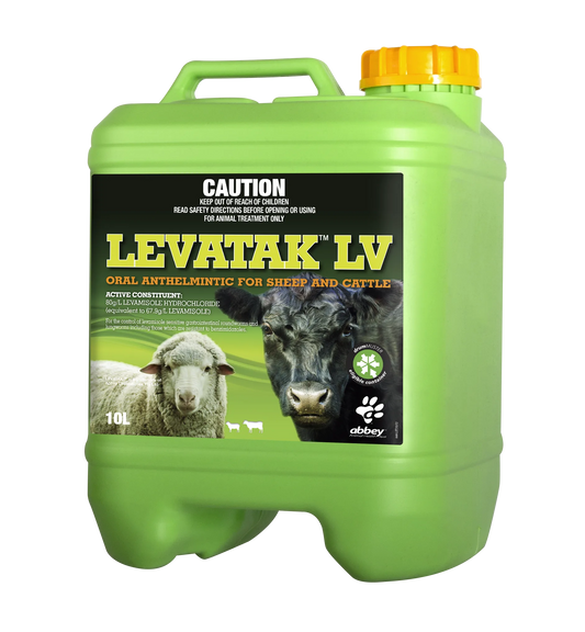 LEVATAK™ LV Oral Anthelmintic for Sheep and Cattle