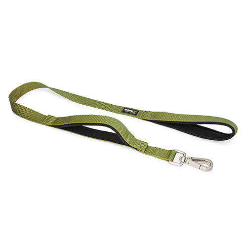 Premium Sport Dog Lead with Safety Handle - 2.5cm x 100cm - Green