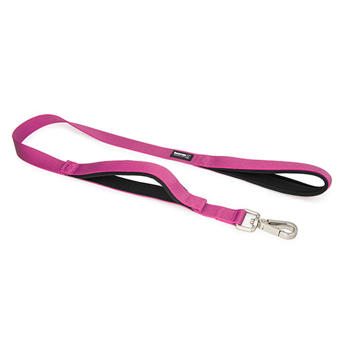 Premium Sport Dog Lead with Safety Handle - 2.5cm x 100cm - Pink