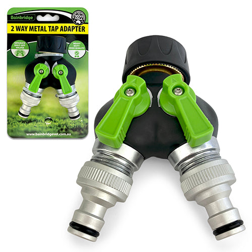 Metal Tap Adapter - Two Way