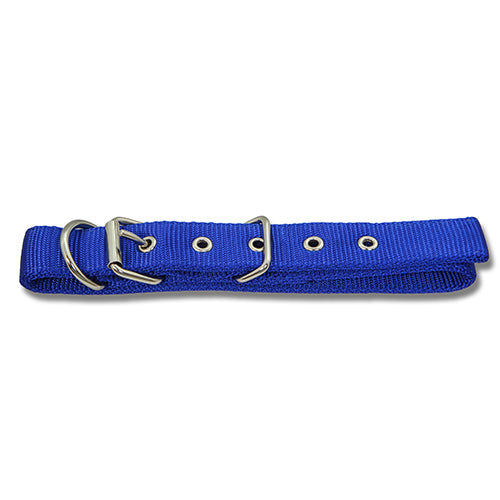 Dog Collar Webbing - 45cm Blue