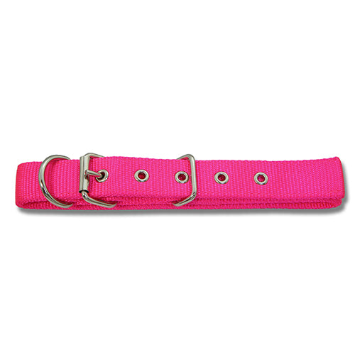 Dog Collar Webbing - 55cm Pink