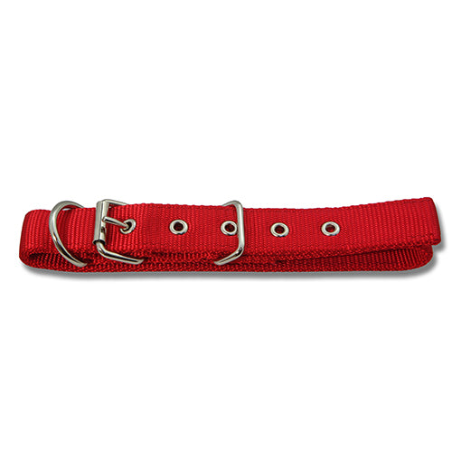 Dog Collar Webbing - 60cm Red