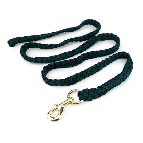 Rope Lead with Brass Snap 2m - Green