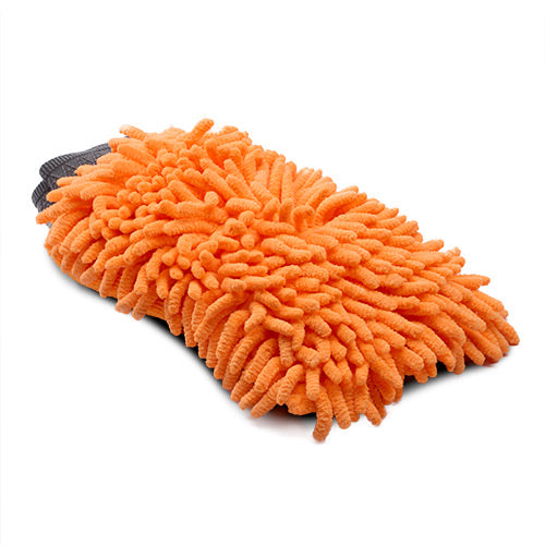 Microfibre Grooming Mitt - Orange