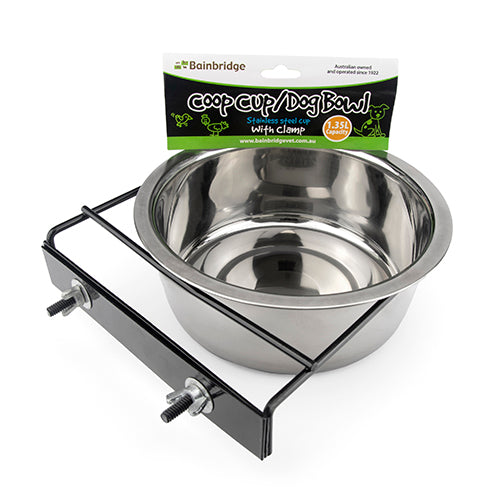Dog Bowl with Clamp Holder - 1.34 Litre
