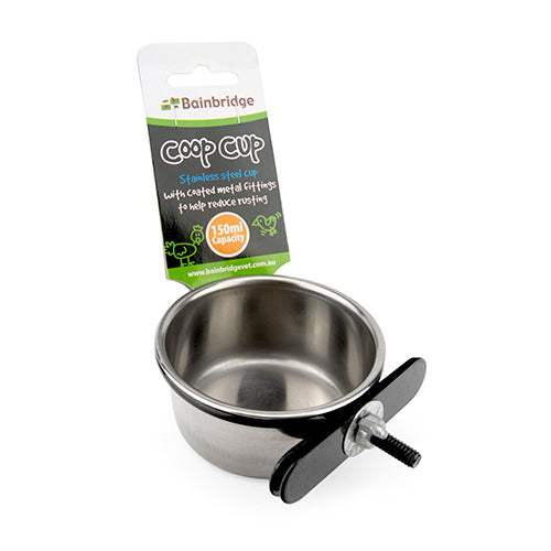 Coop Cup - Stainless Steel with Clamp Holder - 150ml