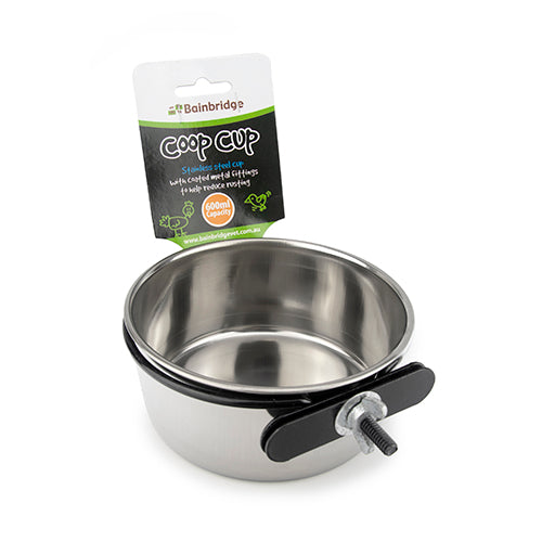 Coop Cup - Stainless Steel with Clamp Holder - 560ml