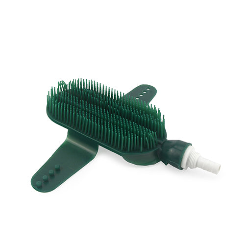 Washer Groomer Curry Comb - Green