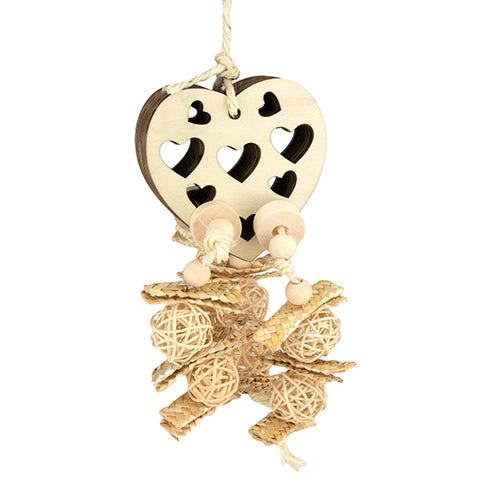 Bird Toy - Interactive - Foraging Heart