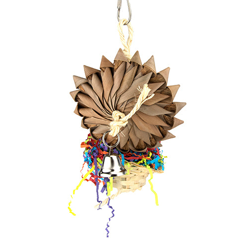 Bird Toy - Naturals - Palm Flower Pot