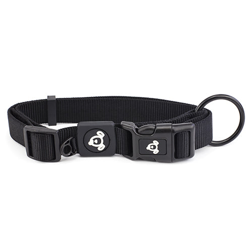 Nylon Dog Collar Premium - Medium Black