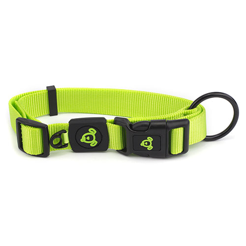 Nylon Dog Collar Premium - Medium Green