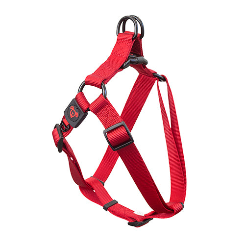 Nylon Step in Harness Premium - Extra Small Red