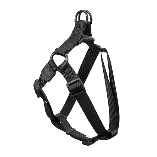 Nylon Step in Harness Premium - Large Black