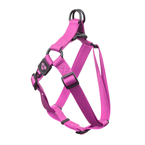 Nylon Step in Harness Premium - Large Pink