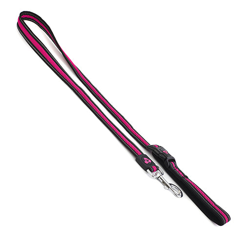 Double Layer Reflective Mesh Cafe Lead - 2.5cm x 120cm Pink