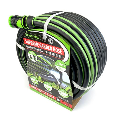 Supreme Garden Hose with Fittings - 12mm x 30m