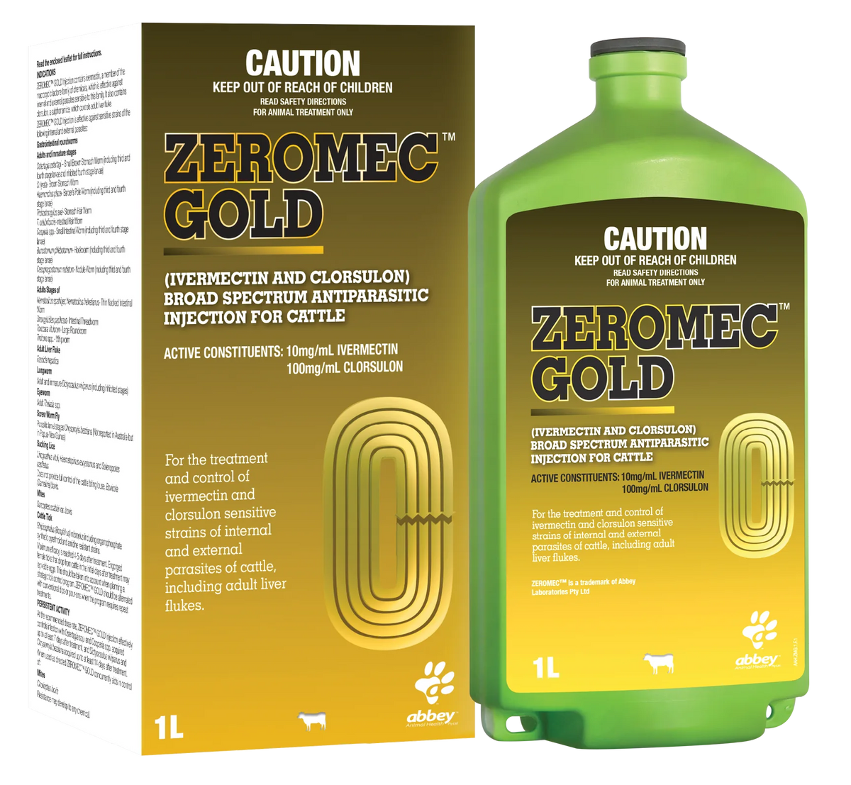 ZEROMEC™ GOLD Broad Spectrum Antiparasitic Injection for Cattle