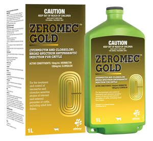 ZEROMEC™ GOLD Broad Spectrum Antiparasitic Injection for Cattle