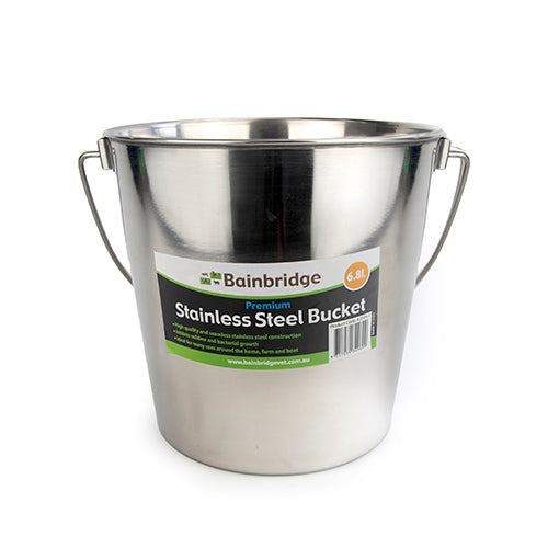 Stainless Steel Bucket - 7.3 Litre