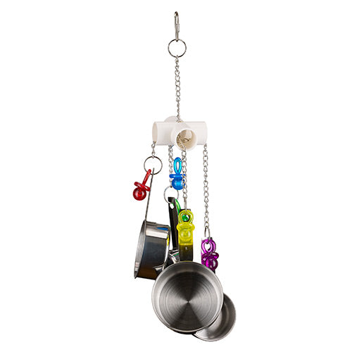 Bird Toy - Interactive - Pots & Pans