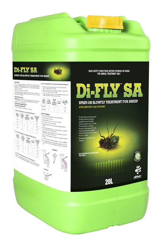 Di-FLY™ SA Spray-On Blowfly Treatment for Sheep