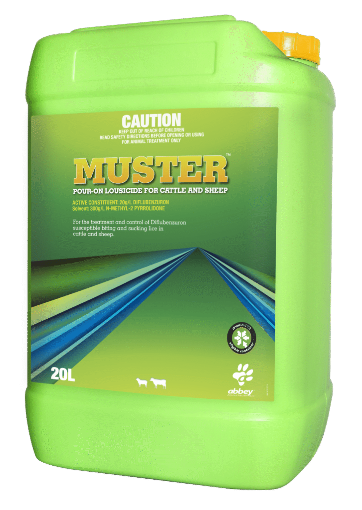 MUSTER™ Pour-On Lousicide for Cattle and Sheep