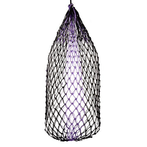 Hay Net Slow Feeder - 90cm - 5cm - Black/Purple