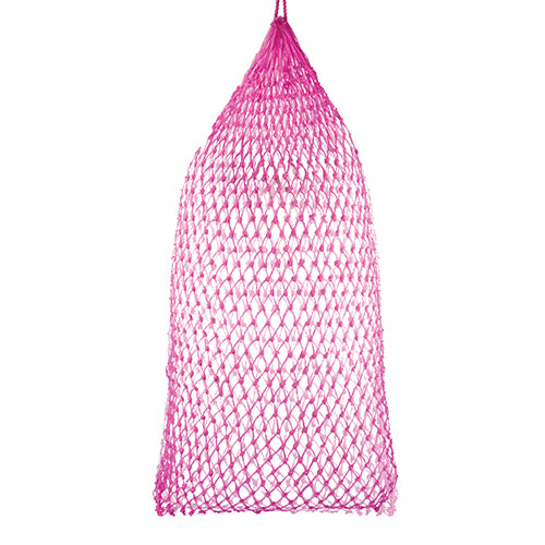 Hay Net Slow Feeder - 106cm - 2.5cm - Pink