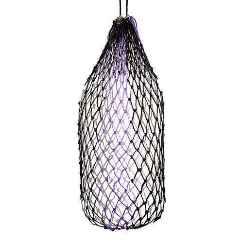 Hay Net Slow Feeder - 100cm - 5cm - Black/Purple