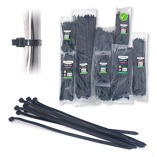 Cable Ties 250mm x 4.8mm (100 Pack)