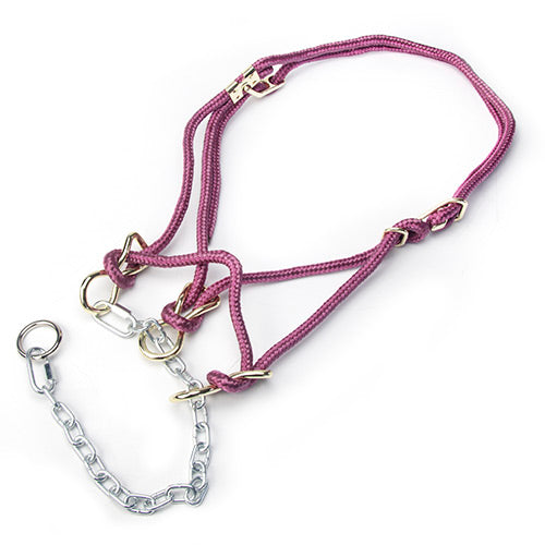 Hackamore Halter Cow - Maroon