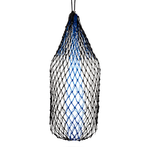 Hay Net Slow Feeder - 112cm - 5cm - Black/Blue