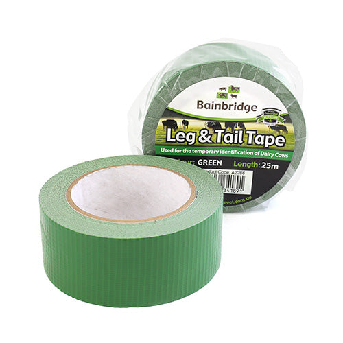 Leg & Tail Tape 25M Green