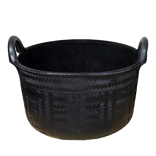 Feed Tub Recycled Rubber 37 Ltr (2 Handles)