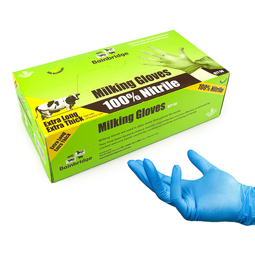 Milking Gloves Long & Thick Small