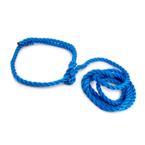 Halter Poly Rope Cow/Horse - Blue