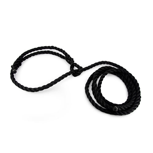 Halter Poly Rope Cow/Horse - Black