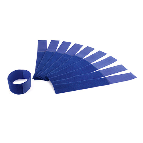 Leg Band Velcro Blue (10 Pack)