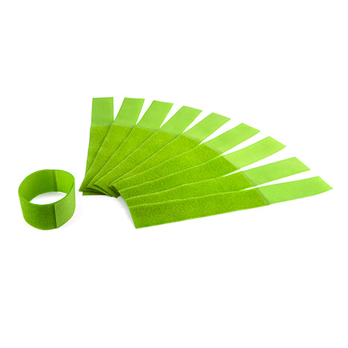 Leg Band Velcro Green (10 Pack)