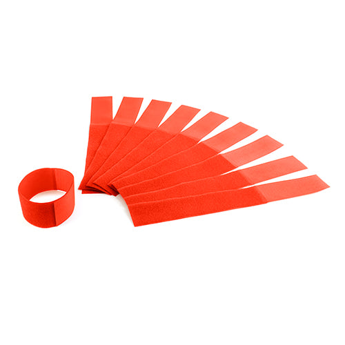 Leg Band Velcro Orange (10 Pack)