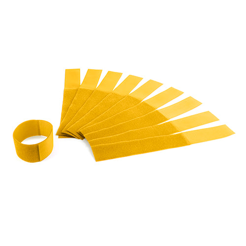 Leg Band Velcro Yellow (10 Pack)