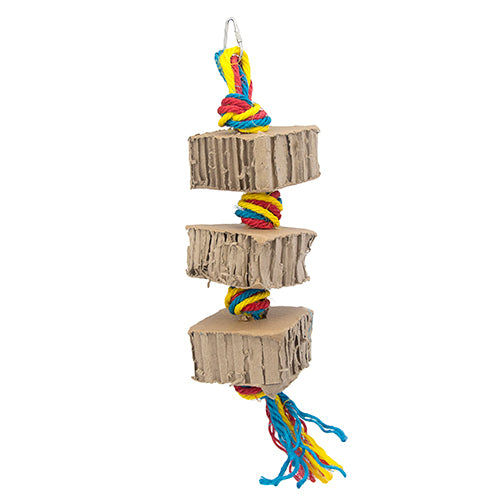 Bird Toy Destructive - Shredz Cardboard Tower x 3
